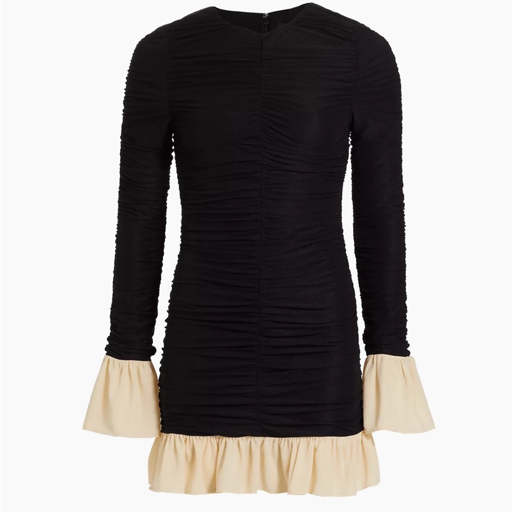 Sold out Rotate Birger Christensen
Ruched Long-Sleeve Minidress